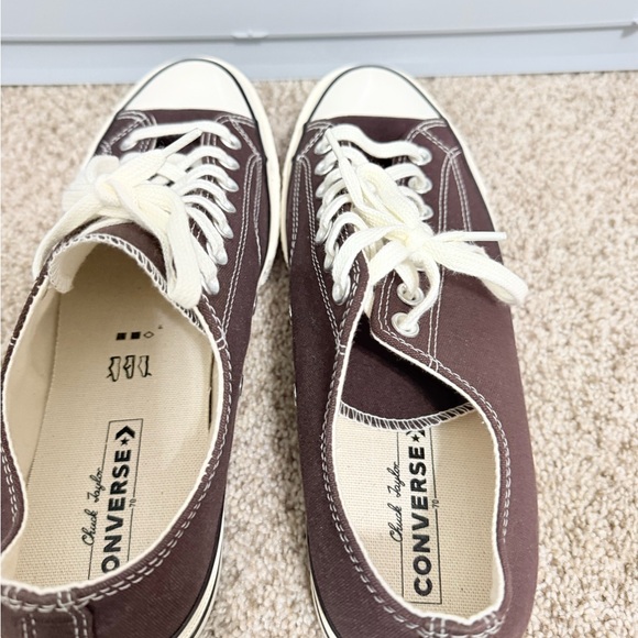 Converse Men's Dark Brown Canvas Sneakers - Picture 3 of 4